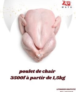 Poulet entier - 1.5 kilos minimum